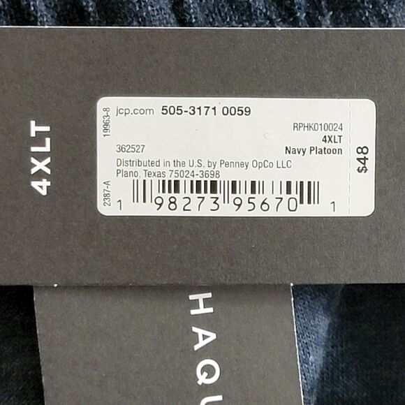 Shaquille O'Neal Sweatpants Mens 4XLT Big and Tall XLG Blue Athletic Lounge - Picture 14 of 15